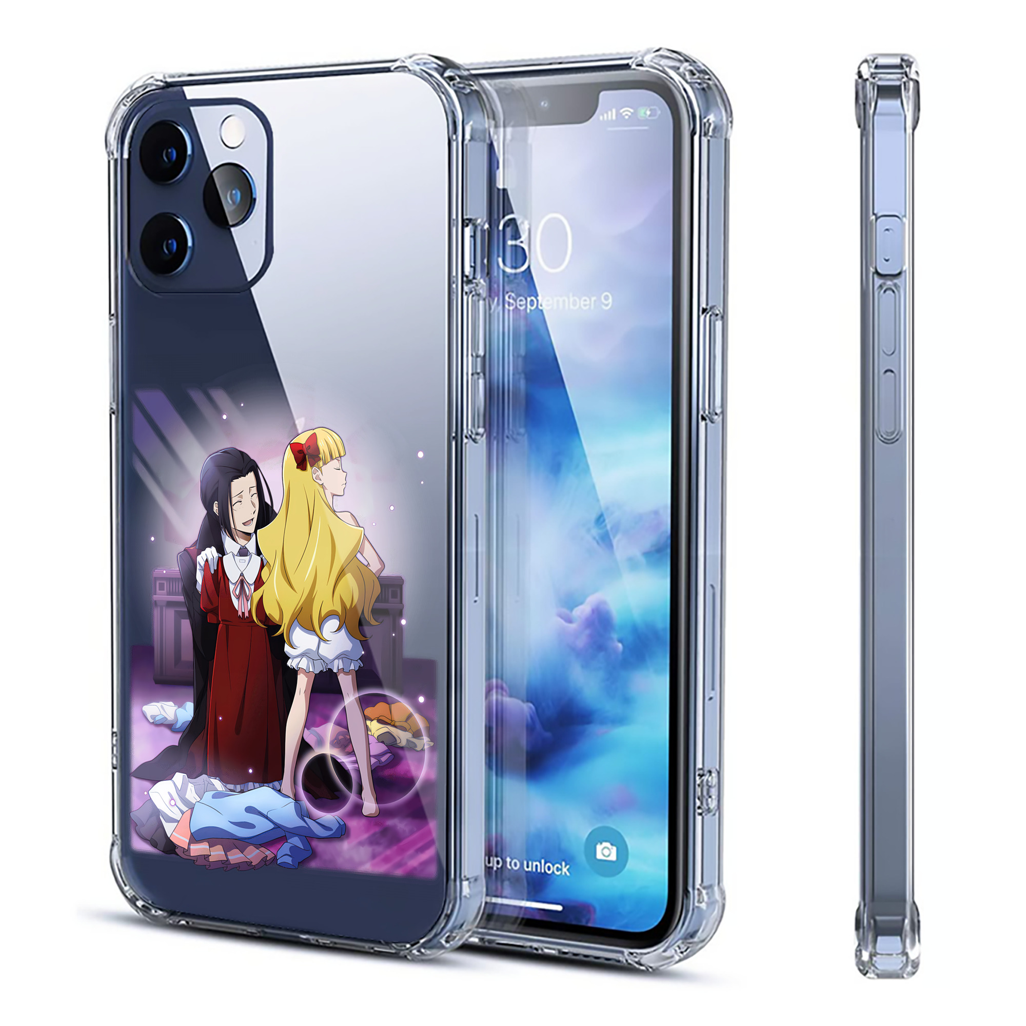 （画像用） 文豪ストレイドッグス Bungo Stray Dogs 【iPhone 12シリーズ対応】透明スマホケース（クリアソフトケース）